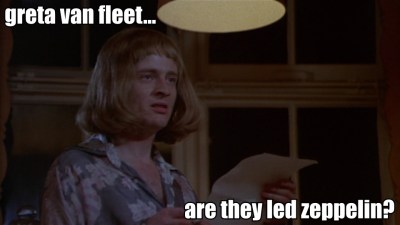 John Paul Jones: Greta Van Fleet... Are They Led Zeppelin meme