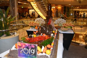 Independence of the Seas NYE dessert 2019