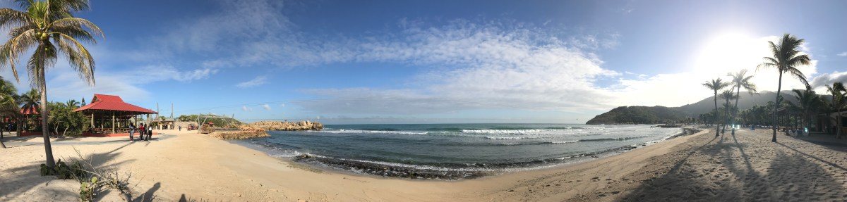 Beach panorama Labadee