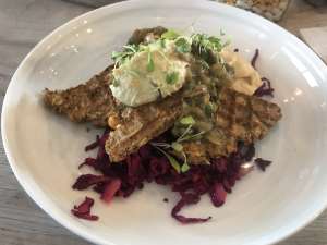 Copia Green Limerick Vegan Falafel Waffles