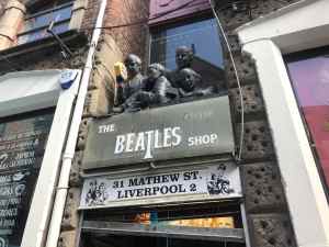 Beatles Shop Mathew Street Liverpool