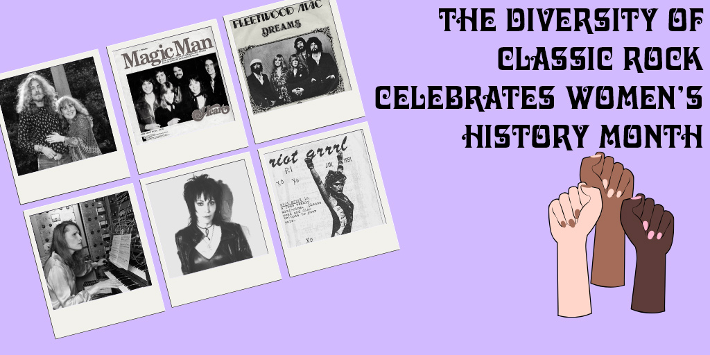 The Diversity of Classic Rock Women's History Month Part 2