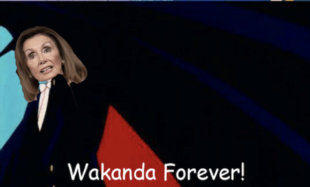 Wakanda Forever Nancy Pelosi Sailor Moon meme