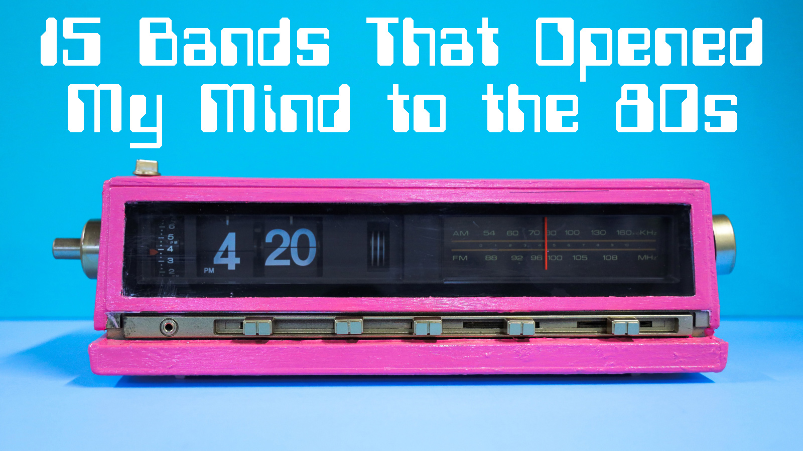 Musicians who got me to love the 80s