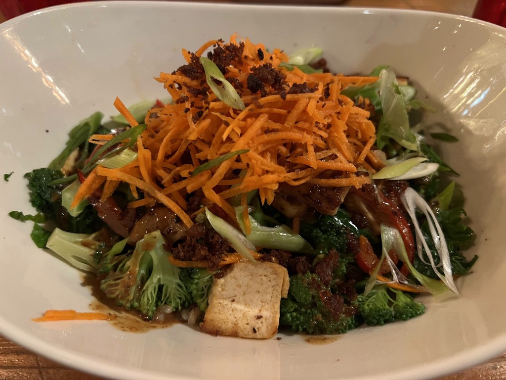 Tofu bowl from MeeT in Gastown - Vancouver