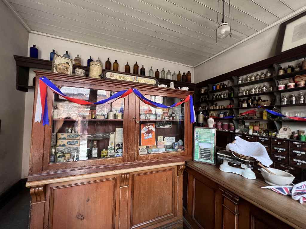 Inside of drugstore/pharmacy - Black Country Living Museum
