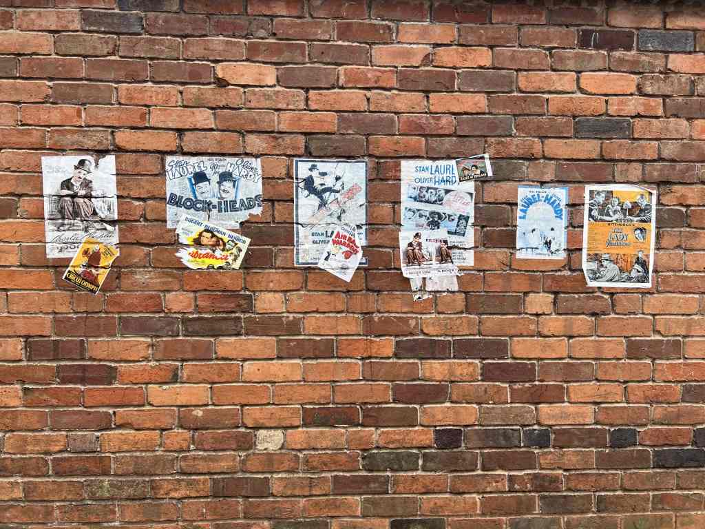 Old movie posters at Black Country Living Museum