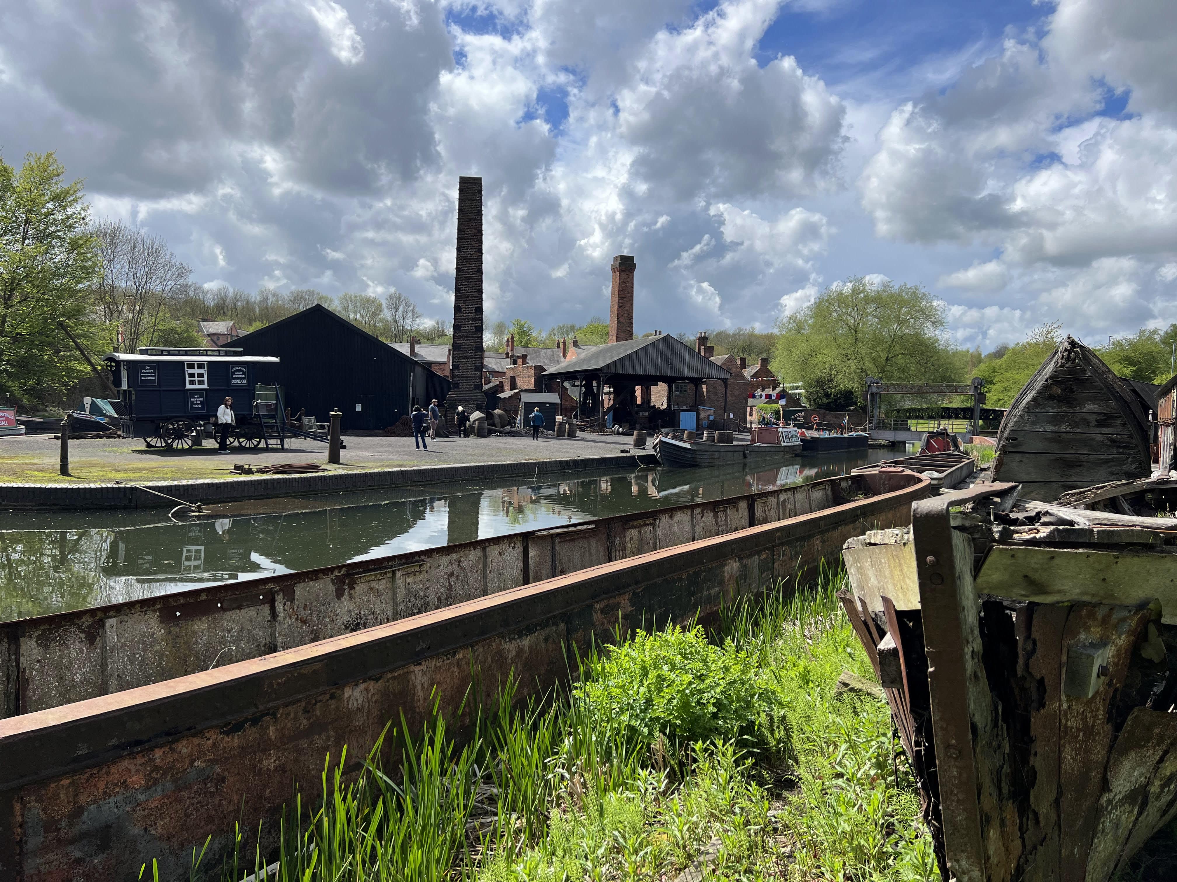 Industrial area near canal - Black Country Living Museum
