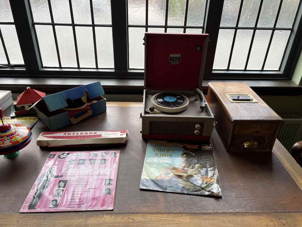 Old record player from 1960s at Black Country Living Museum