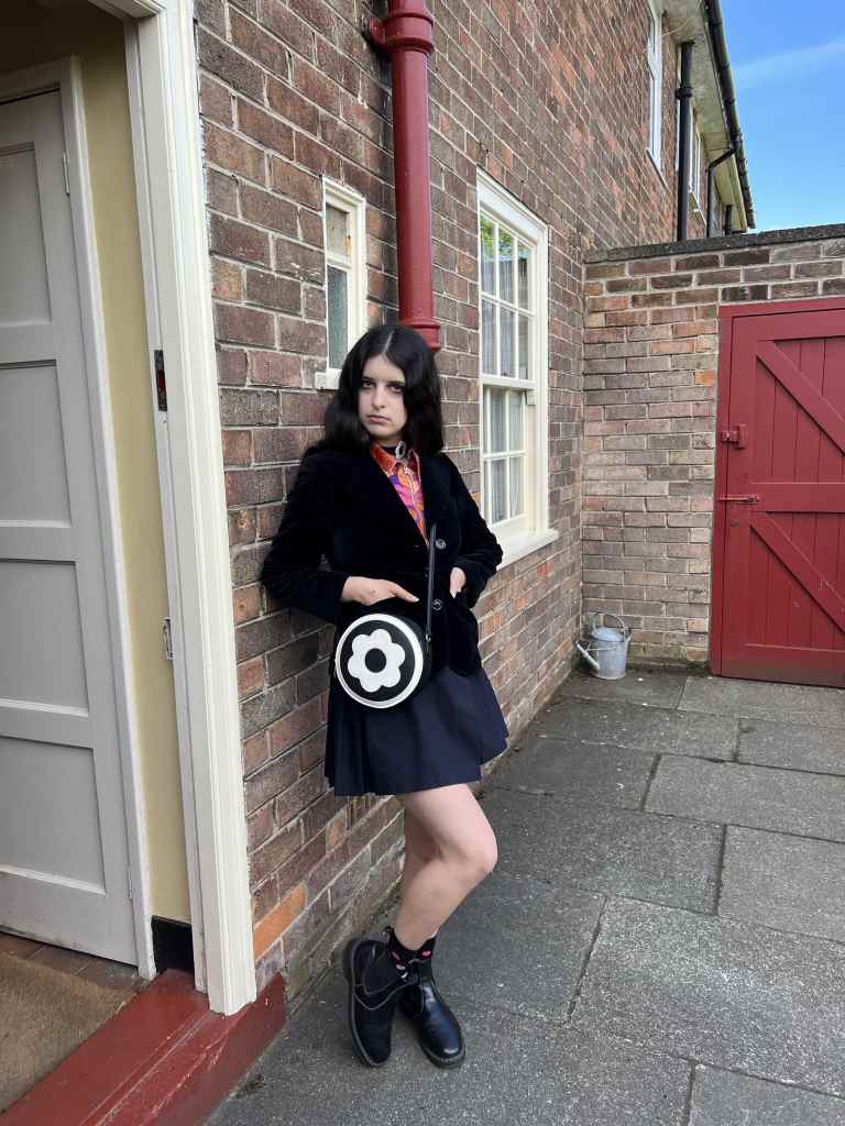 Angie Moon at 20 Forthlin Road - Paul McCartney Childhood Home - back door