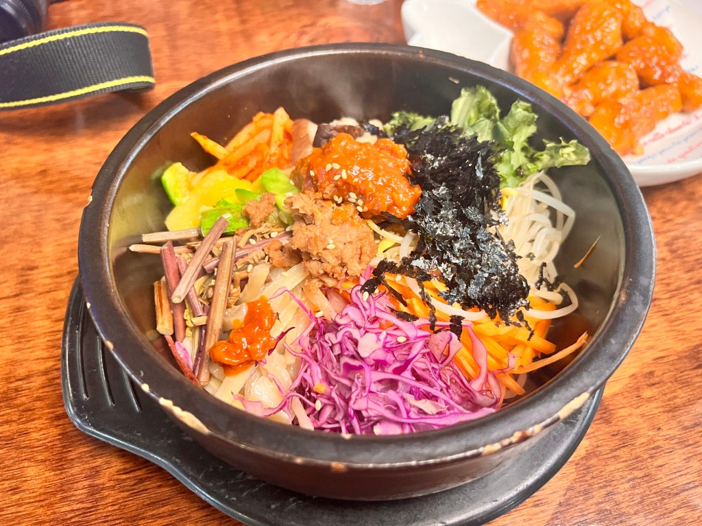 Vegan bibimbap from Vegan Kitchen Seoul